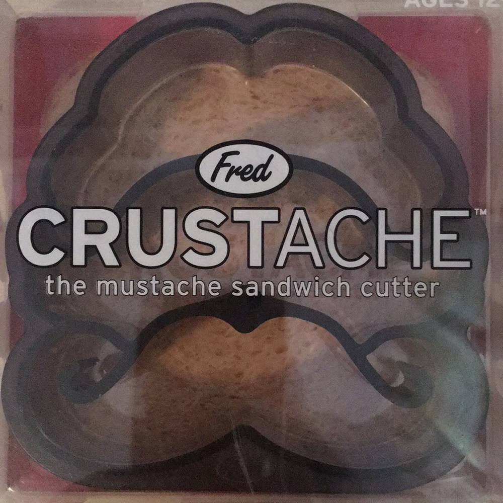 Mustache Sandwich Cookie Cutters Fred Crustache
